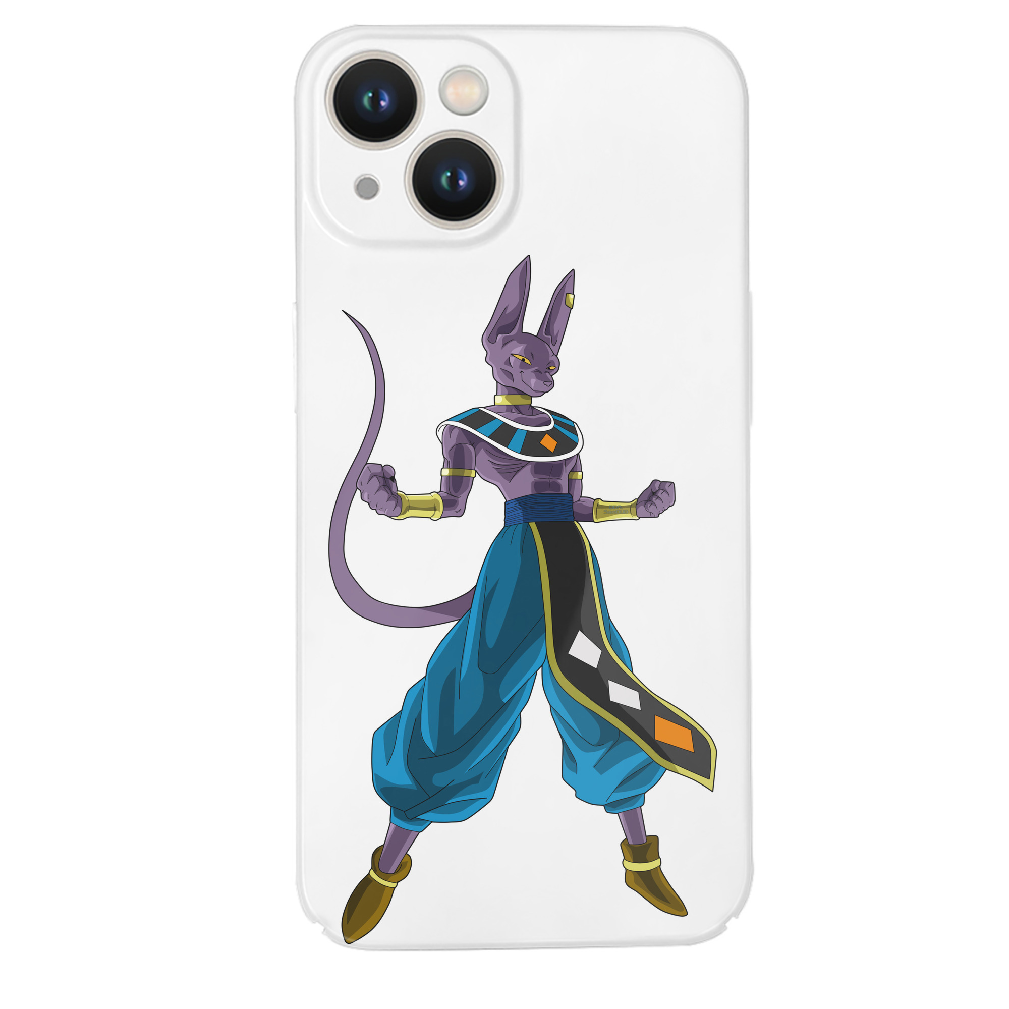 （画像用） ドラゴンボール ビルス 破壊神ビルス DRAGON BALL Beerus Birusu 【iPhone 14シリーズ対応】ハードケース